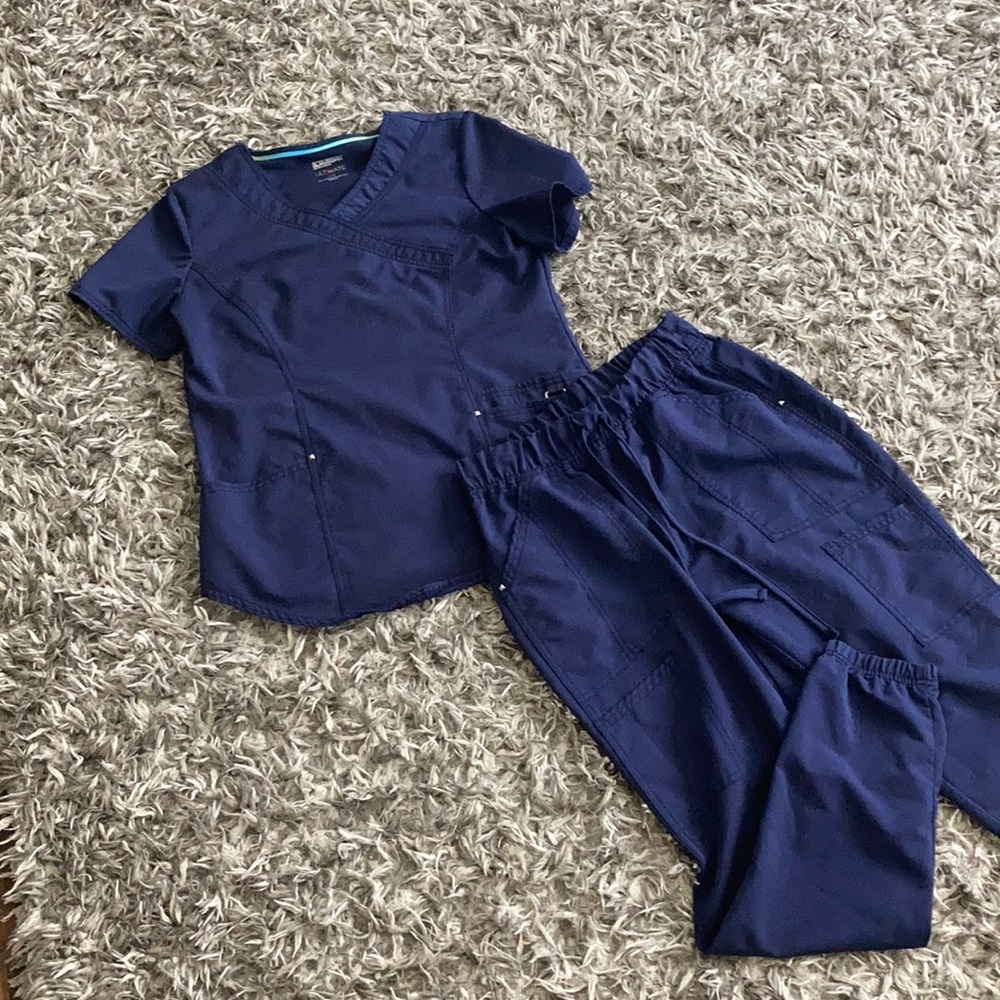 Scrubstar Jogger Scrub Set- Navy